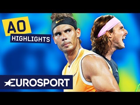 Rafael Nadal vs Stefanos Tsitsipas Highlights | Australian Open 2019 Semi-Finals
