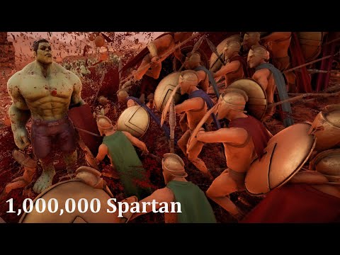 Can 1,000,000 Spartans defeat 500 Hulks? | Ultimate Epic Battle Simulator 2 | UEBS2