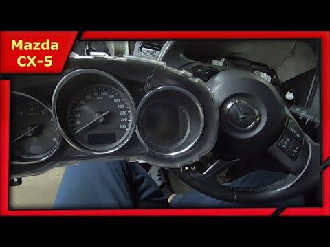 Снять ПАНЕЛЬ ПРИБОРОВ Mazda CX 5