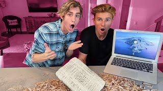 Wrapping my computer with 10,000 rubber bands (Dropping it off huge building)