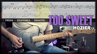 Too Sweet | Guitar Cover Tab | Guitar Solo Lesson | Backing Track with Vocals 🎸 HOZIER