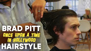 Brad Pitt Once Upon a Time in Hollywood Inspired 60s Hairstyle