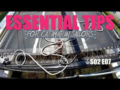 Quick Tips for Catamaran Sailors S02 E07 - Mainsheet, Traveller, Forestay and Trapeze adjuster