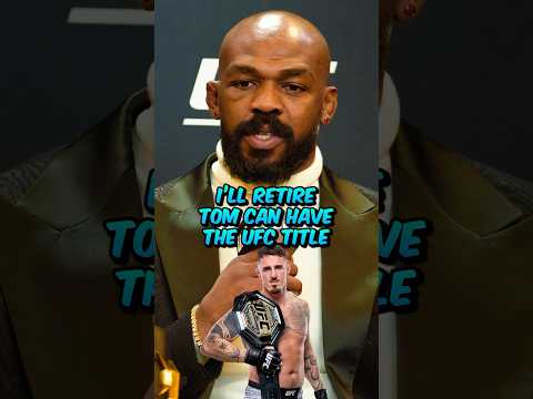 🦴🏆 JON JONES OFFICIALLY RETIRES FROM THE UFC “TOM CAN HAVE THE HEAVYWEIGHT TITLE I DON’T CARE”