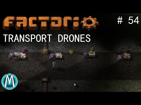 [Factorio 1.1 4K] Angel/Bobs Ep 54: Transport Drones (Tutorial/Walkthrough)
