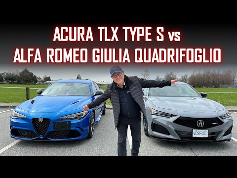 JAPANESE vs ITALIAN // ACURA TLX TYPE S vs ALFA ROMEO GIULIA QUADRIFOGLIO
