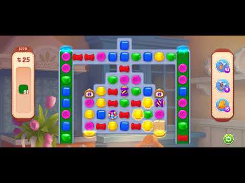 [Gameplay] Homescapes - Level 1270 (No Boosters)