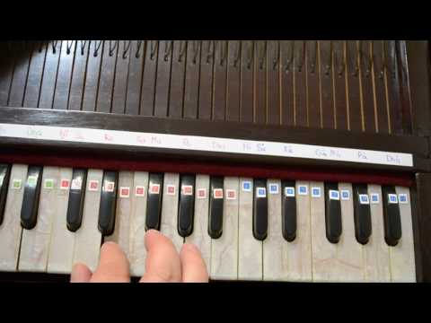 Harmonium Lessons 11.1 Lowered version of Aindra's tune