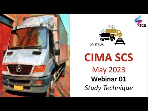 CIMA SCS May 2023 - Webinar 01: 06 Week Study Plan