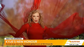 Kylie Minogue to be named global icon at Brit Awards (Sunrise 2024)