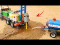 DIY Tractor Mini Borewell Drilling Machine Hydraulic Powered Motor Water Pump Science Project