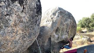 Video thumbnail de El placer del dolor, 7a+. Los Barruecos