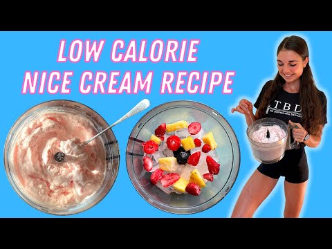 My Super Simple Nice Cream Recipe | Low Calorie Ice Cream Alternative