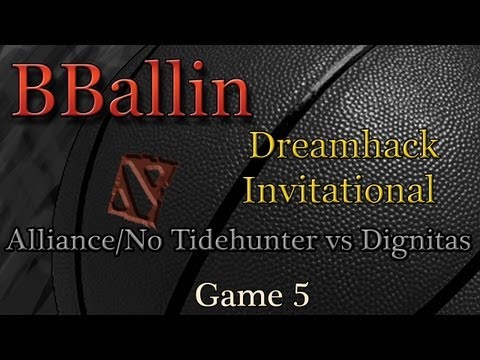 Alliance/No Tidehunter vs Dignitas (Dreamhack Invitational) Grand Finals Game 5 [EPIC]