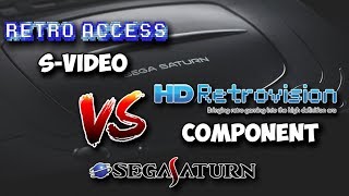 Sega Saturn HDMI Scaler S-Video (Retro Access) & Component (HD Retrovision) Comparison!