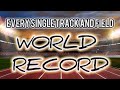 Every Single Track And Field World Record Men And Women