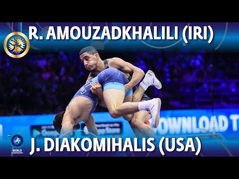 Rahman Amouzadkhalili (IRI) vs John Diakomihalis (USA) - Final // World Championships 2022 // 65kg