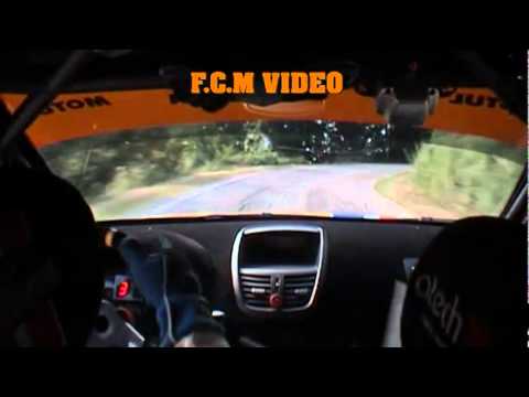 Cameracar 23°Rally del Tartufo 2011 Cantamessa - Bollito p.s.8 Peugeot 207 super 2000 1° assoluti