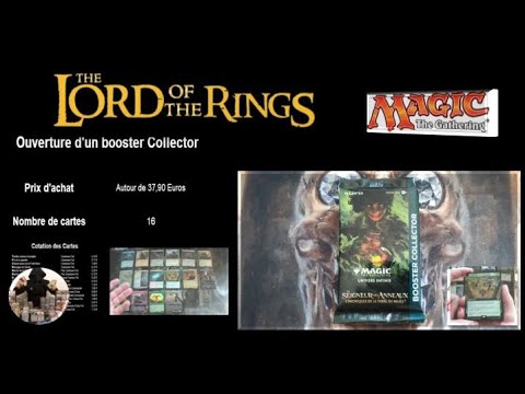 Quotations for opening a Collector's Booster of The Lord of the Rings edition