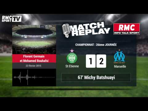 Saint-Etienne - Marseille (2-2) : le Match Replay avec le son de RMC Sport