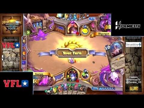 Hearthstone: VFL Weekly #8- HIGHLIGHTS: Semi Finals 2 - BbGunGun vs. Nostdam