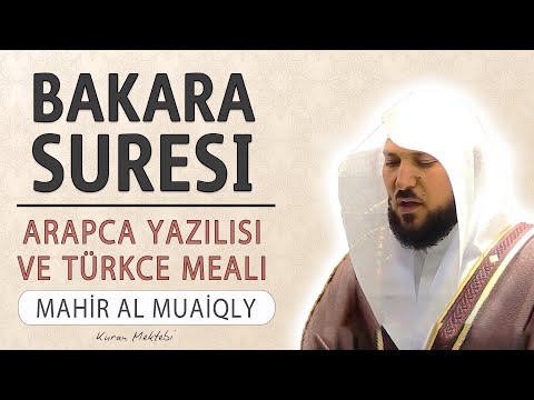 Bakara suresi anlamı dinle Mahir al Muaiqly (Bakara suresi arapça yazılışı okunuşu ve meali)