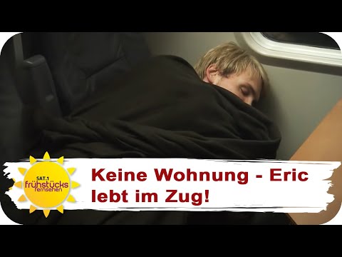 ERIC (25) LEBT SEIT 5 MONATEN IM ZUG: Miete in München ist zu hoch! | SAT.1 Frühstücksfernsehen | TV