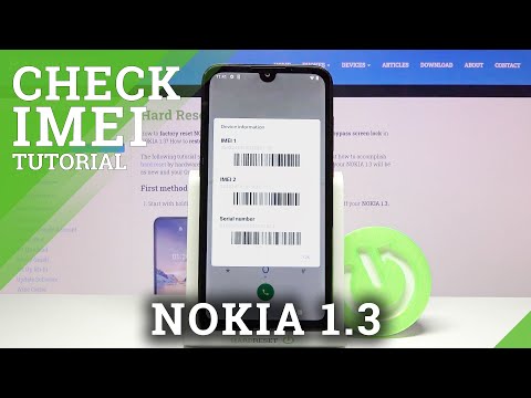 How to Locate IMEI & SN in NOKIA 1.3 – IMEI Status & Serial Number