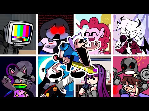 FNF Corrupted Hero But Different Characters Sing It 🎼 (Adventure Time Song But Everyone Sings It)