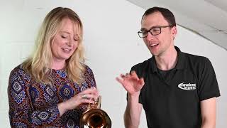 Video thumbnail for Bach Strad LR190 43B Trumpet Review with Georgina Jackson by dawkesmusic