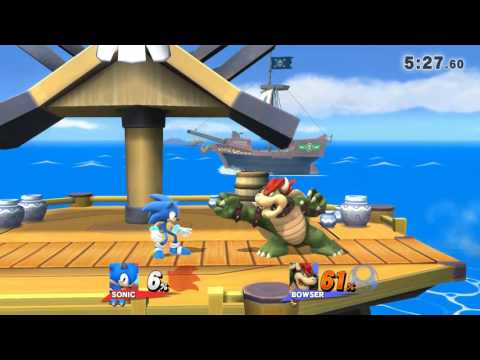 SSB4 Friendlies: Sonic(Neptune Shiranui) vs Bowser (Sxips)