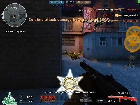 Crossfire West: PPSH-41 (Fast firing weapon) HMX Gameplay - Champion Dang