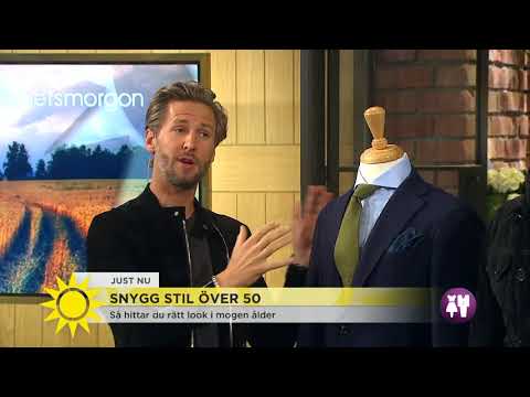 Mode för mogna män - Nyhetsmorgon (TV4)