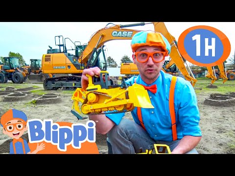 Blippi Learns about Diggers and Construction Vehicles | Blippi and Meekah Best Friend Adventures