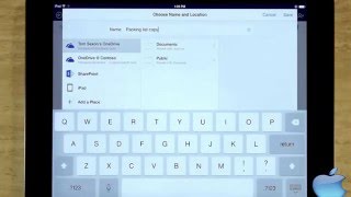 How To Save Files in Word For iPad