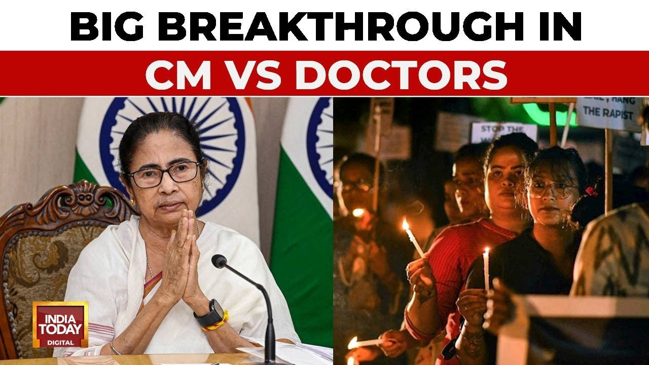 Mamata Banerjee Bows To Doctors' Demands, Kolkata Top Cop To Be Removed At 4 PM | Kolkata Doctor