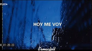 Juanes - Hoy Me Voy (Letra)