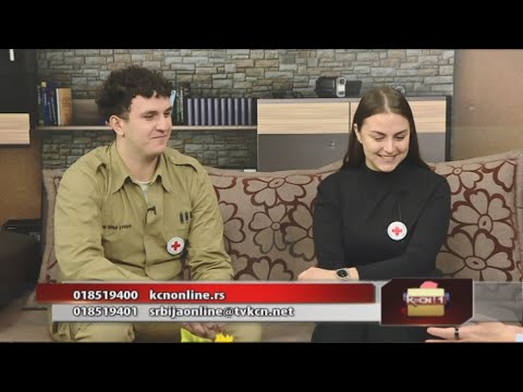 Svetski dan volontera: Sanja Milošević i Mladen Božić, Crveni krst Niš (TV KCN 05.12.2023)