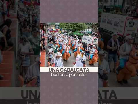 Una cabalgata bastante particular