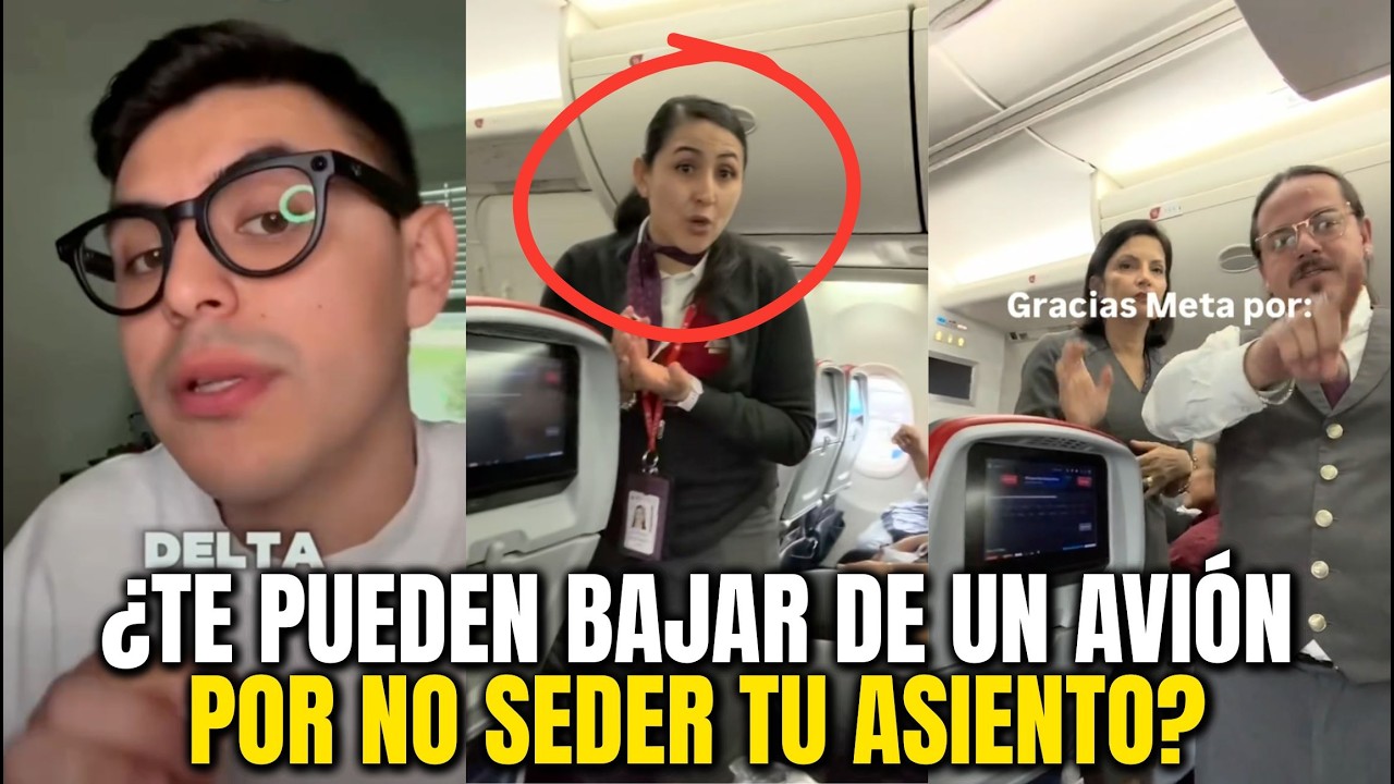 TE PUEDEN BAJAR de UN AVIÓN por NO SEDER TU ASIENTO?