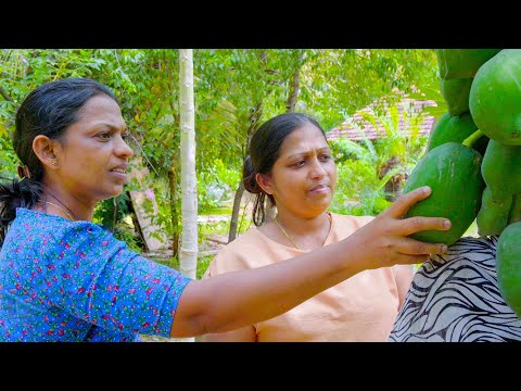 Green Papaya Curry | A Peaceful Village Lunch| Mali Cooking