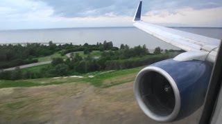 Welcome To The Last Frontier!!!  Awesome HD 757 Landing In Anchorage Alaska!!!