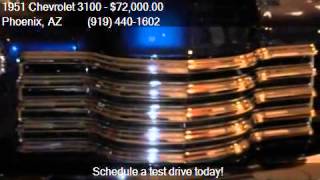 1951 Chevrolet 3100  for sale in Phoenix, AZ 85033 at Classi
