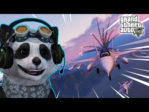 MISI MENCURI PESAWAT JET MILITER!!! - GTA 5 Online Indonesia