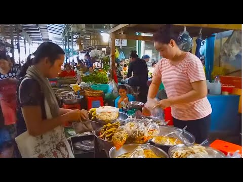 ToulTompoung Market - Walk Around Market In The Morning - Amazing Fresh Food