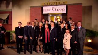 Saving Mr. Banks cast sings Let&#39;s Go Fly A Kite at film&#39;s US premiere