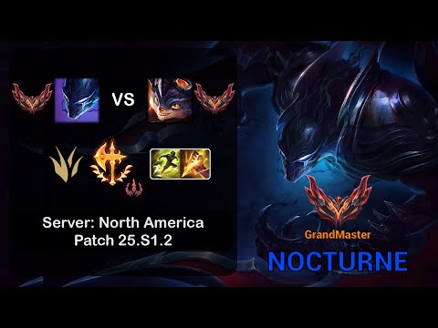 Nocturne Jungle vs Rumble - NA GrandMaster - Patch 25.S1.2