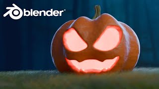 Blender: Make a Jack O' Lantern  | Beginners Tutorial