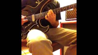 Video thumbnail for Teisco Firebird bass thru a Vox AC50 by JOHNNYHIWATT