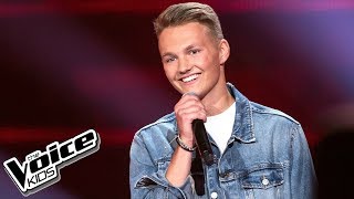 Adam Kubera - &quot;As Long As You Love Me&quot; - Przesłuchania w ciemno - The Voice Kids 2 Poland